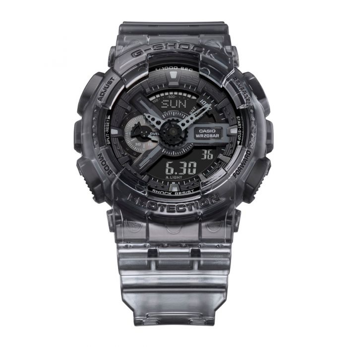 G-Shock GA110SKE-8A Men's Transparent Series Sports Watch in Black Color