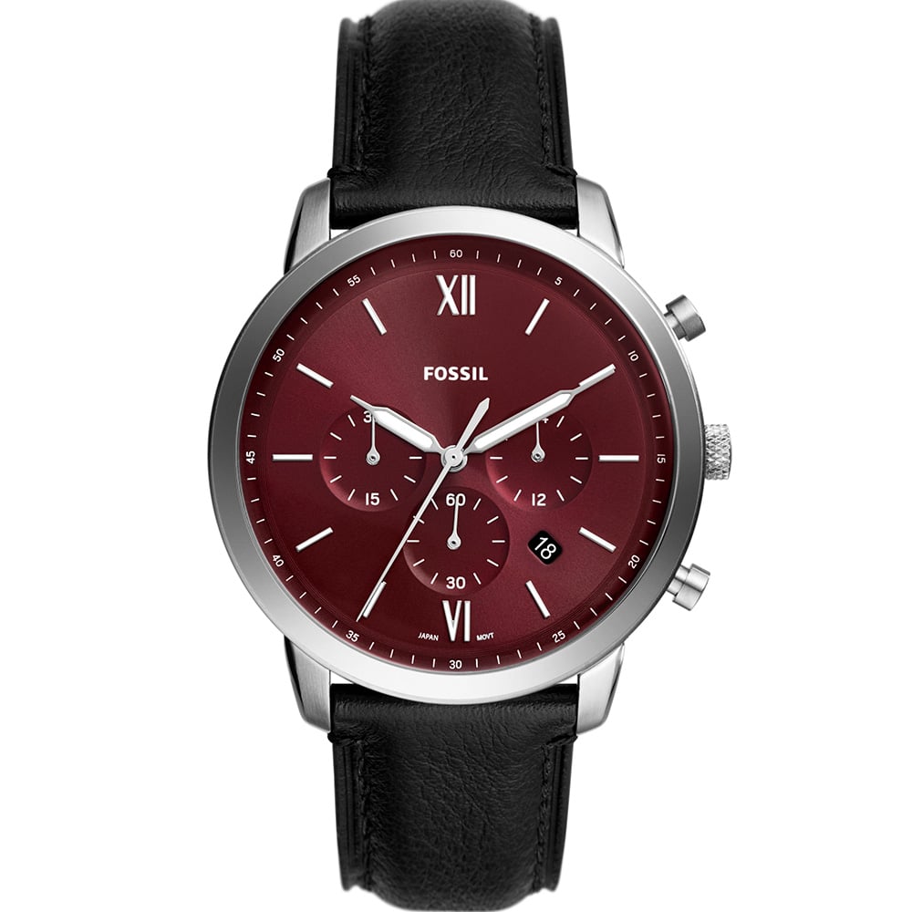 Fossil Men's Neutra Chronograph Leather Watch FS6016