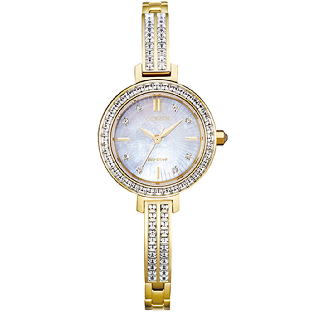 Citizen Luxury Solar-Powered EM0862-56D Women's Watch with Swarovski Crystals