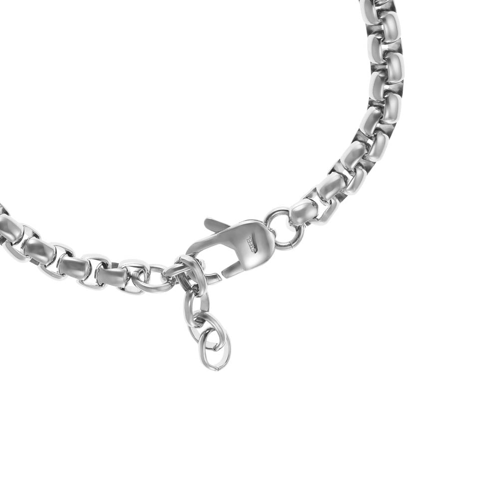 Fossil Branded Stainless Steel Fashion Jewelry Adjustable 20+2cm Bracelet