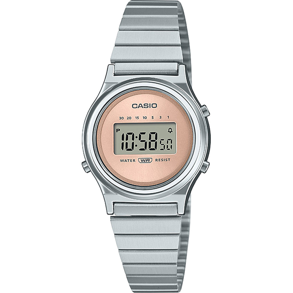 Casio LA700WE-4A: A Delicate Urban Digital Watch with Soft Blush Dial