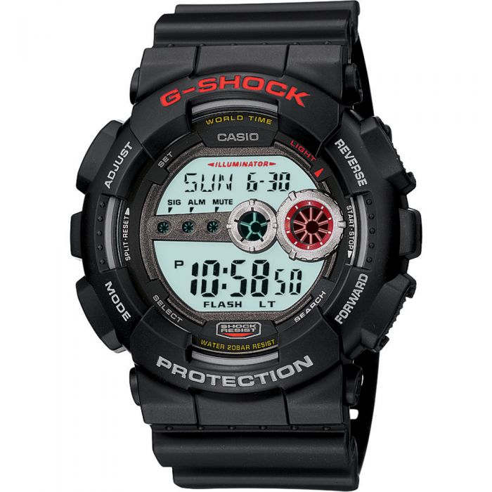 Powerful and Tough All-Black G-Shock GD1001A Digital Watch