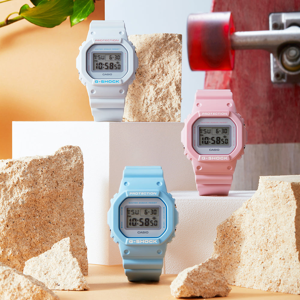 G-Shock Digital Watch DW5600SC-4D for Youthful Wearers