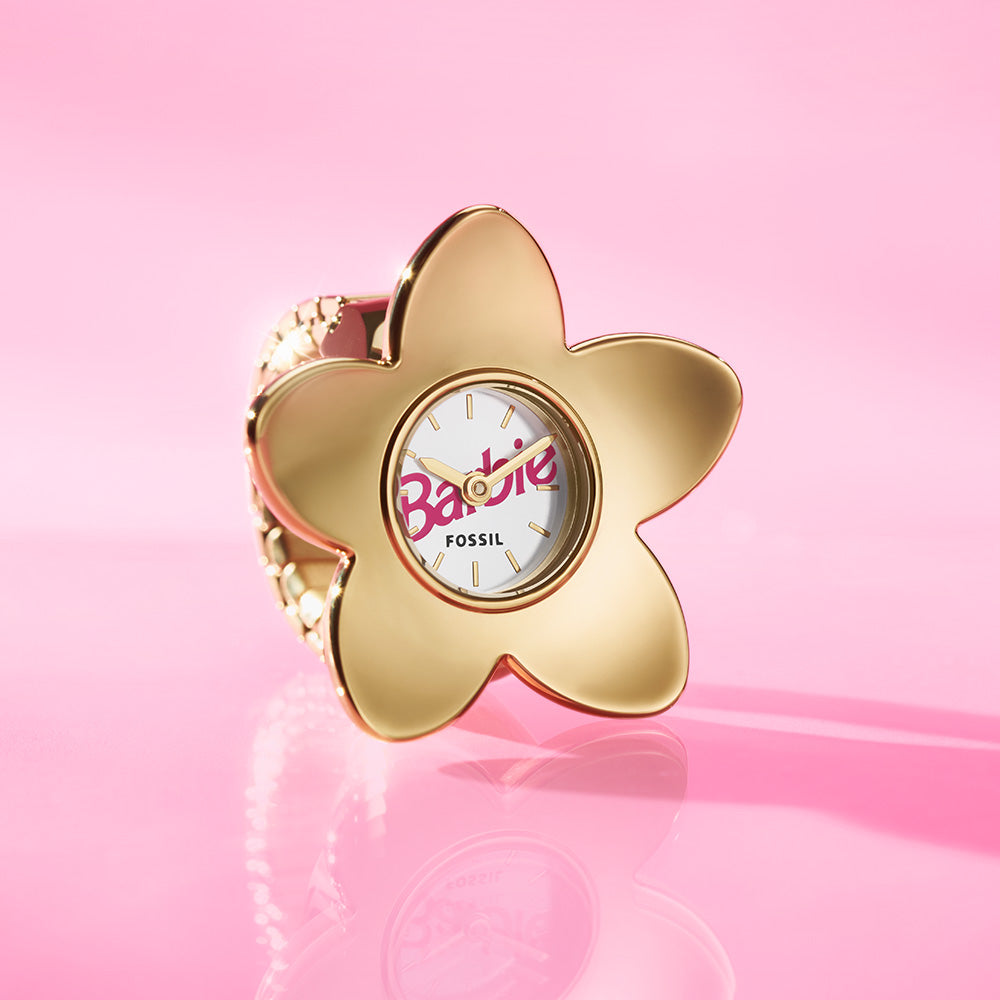 Fossil Limited Edition Barbie Flower Ring Style Wristwatch - LE1175