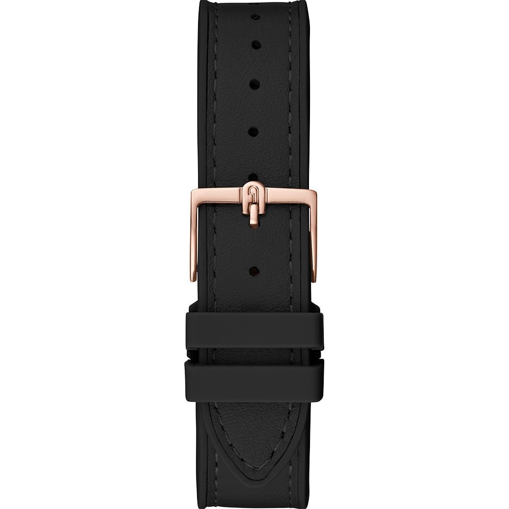 Furla Multifunctional Black Leather Ladies' Wristwatch from the Block Collection - Model WW00011002L3