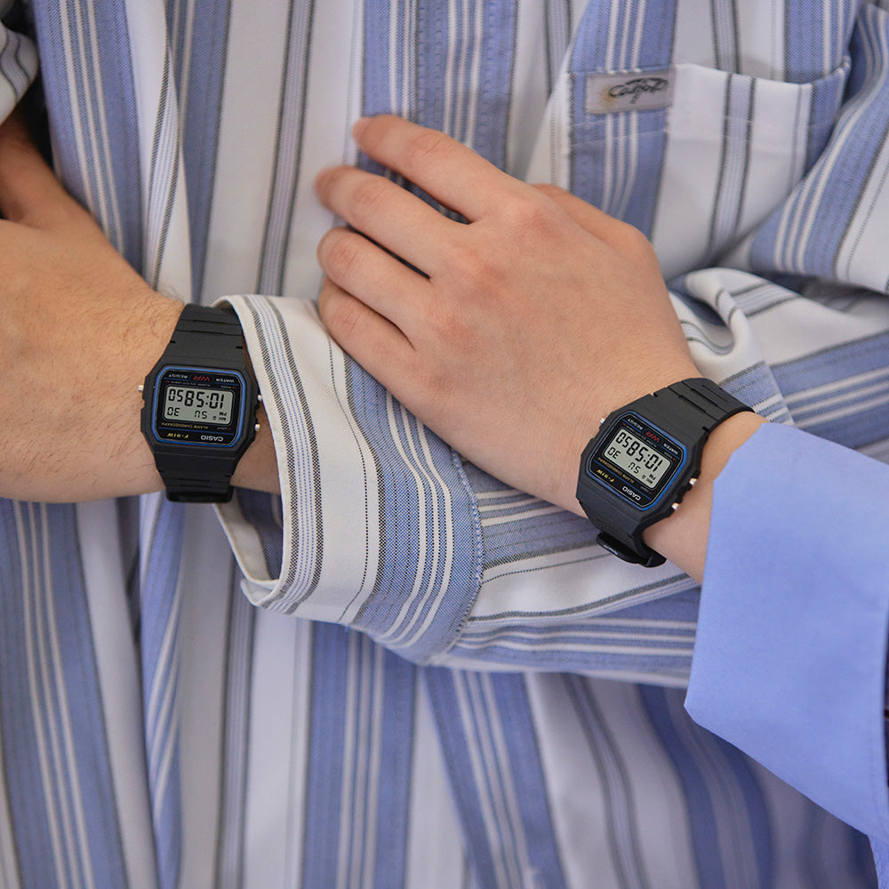 Casio F91W-1 Digital Watch: Sleek Black, Durable & Lightweight