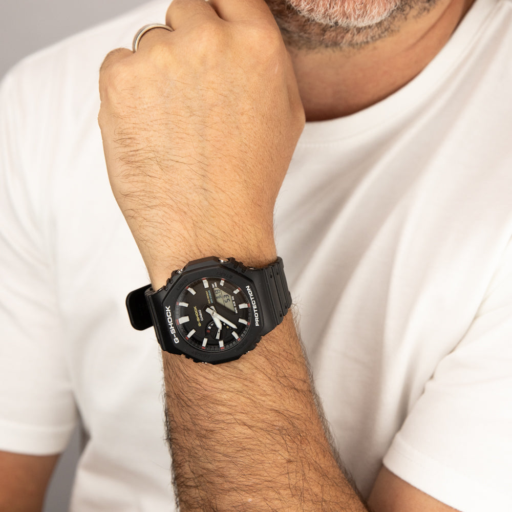 Sleek and Durable G-Shock GA2100RL-1A Black Watch with Advanced Features