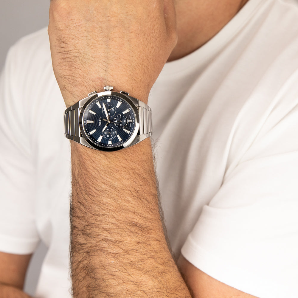 Fossil Everett FS6104 Men's Chronograph Watch with Stylish Design