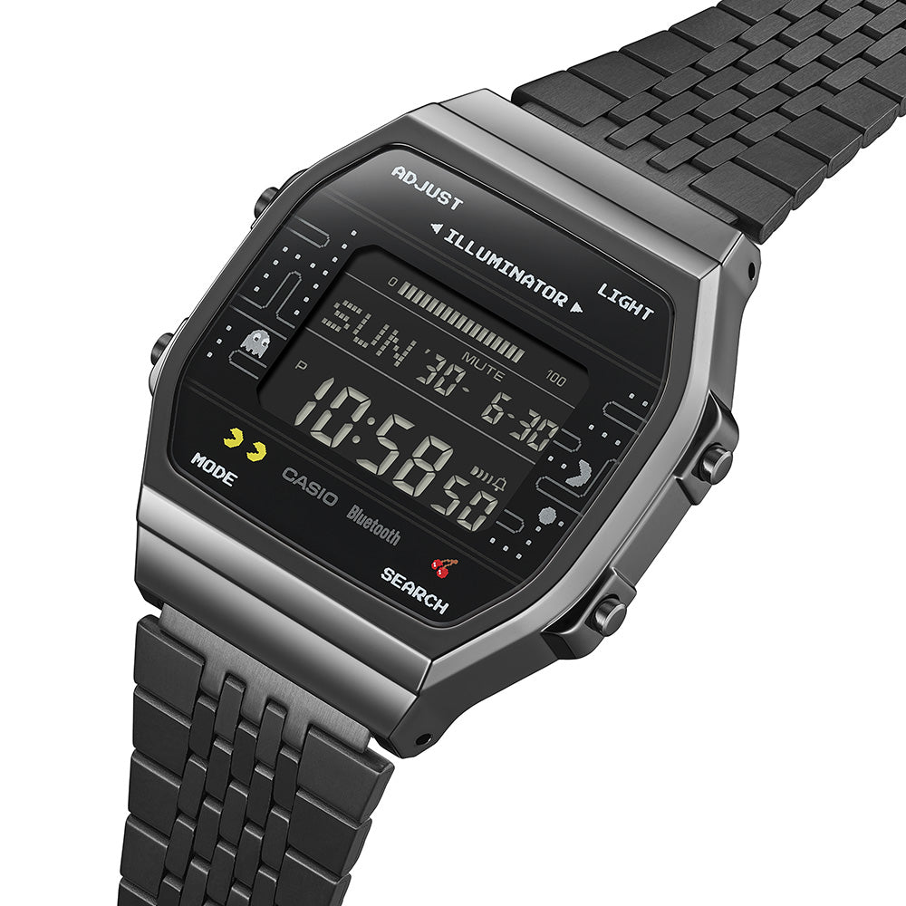Casio ABL100WEPC-1B Pac-Man Collaboration Special Edition Digital Watch for Game Lovers