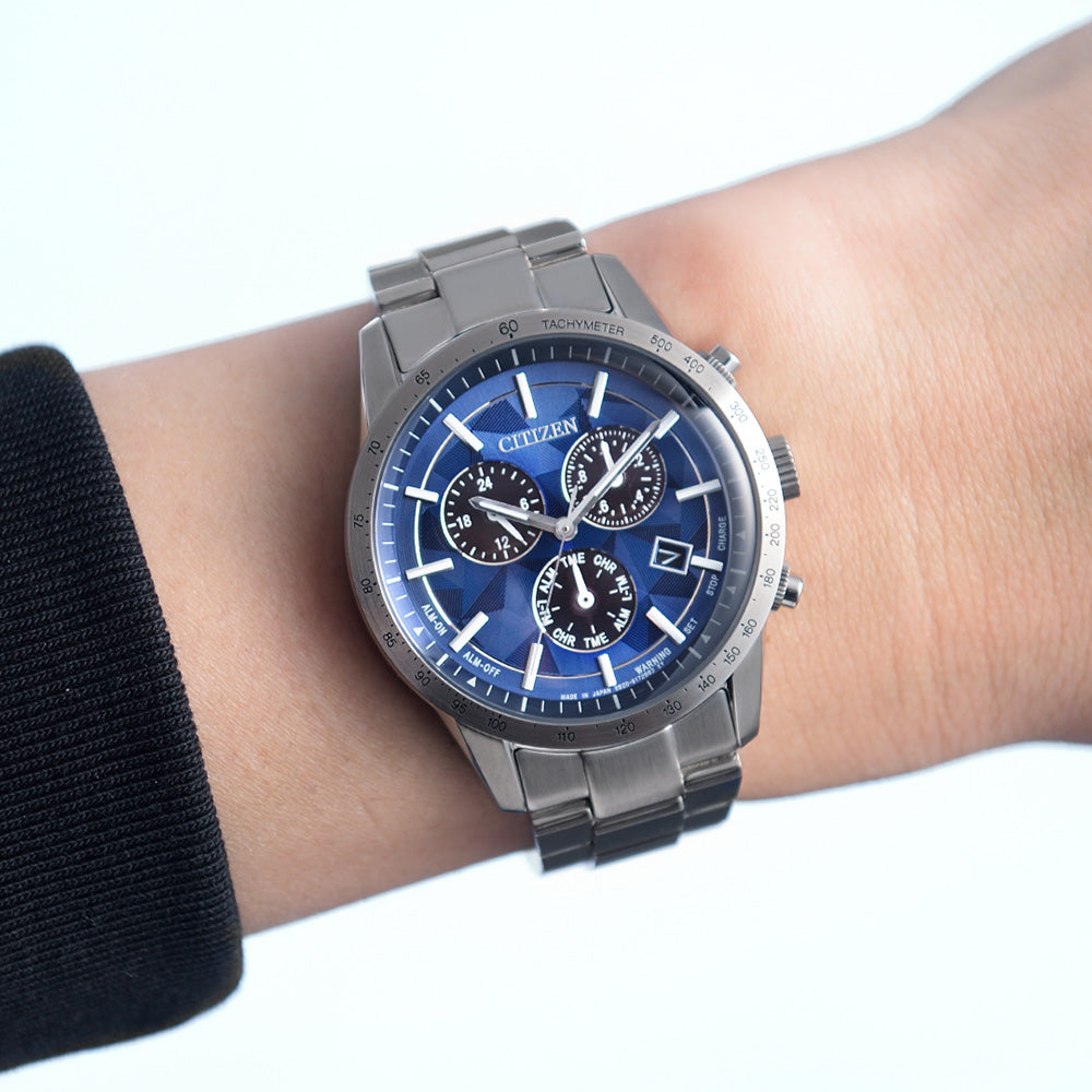 Limited Edition Citizen Eco Drive BL5590 - 55L Solar - Powered Chronograph with Perpetual Calendar Watch