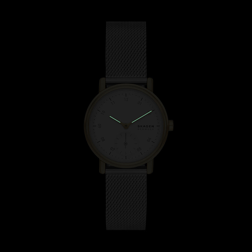 Fossil Two - Tone Kuppel Lille Style Ladies Wristwatch SKW3101