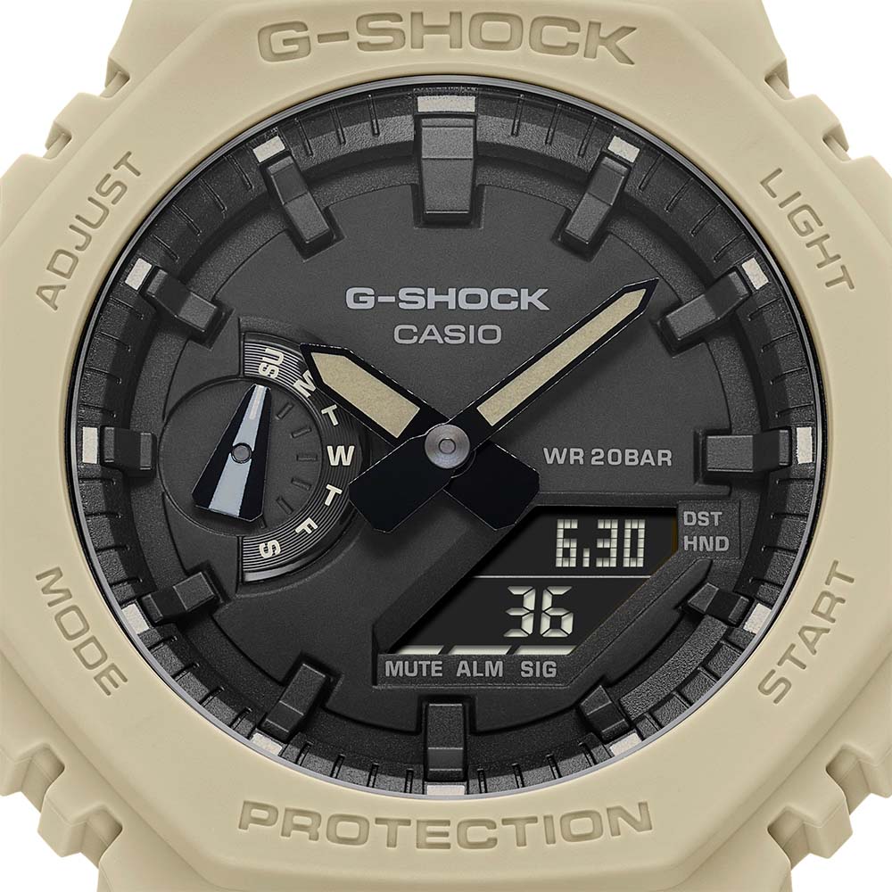 G-Shock GA2100-5A Carbon Core Guard 'CasiOak' Stylish Men's Wristwatch with Timeless Design