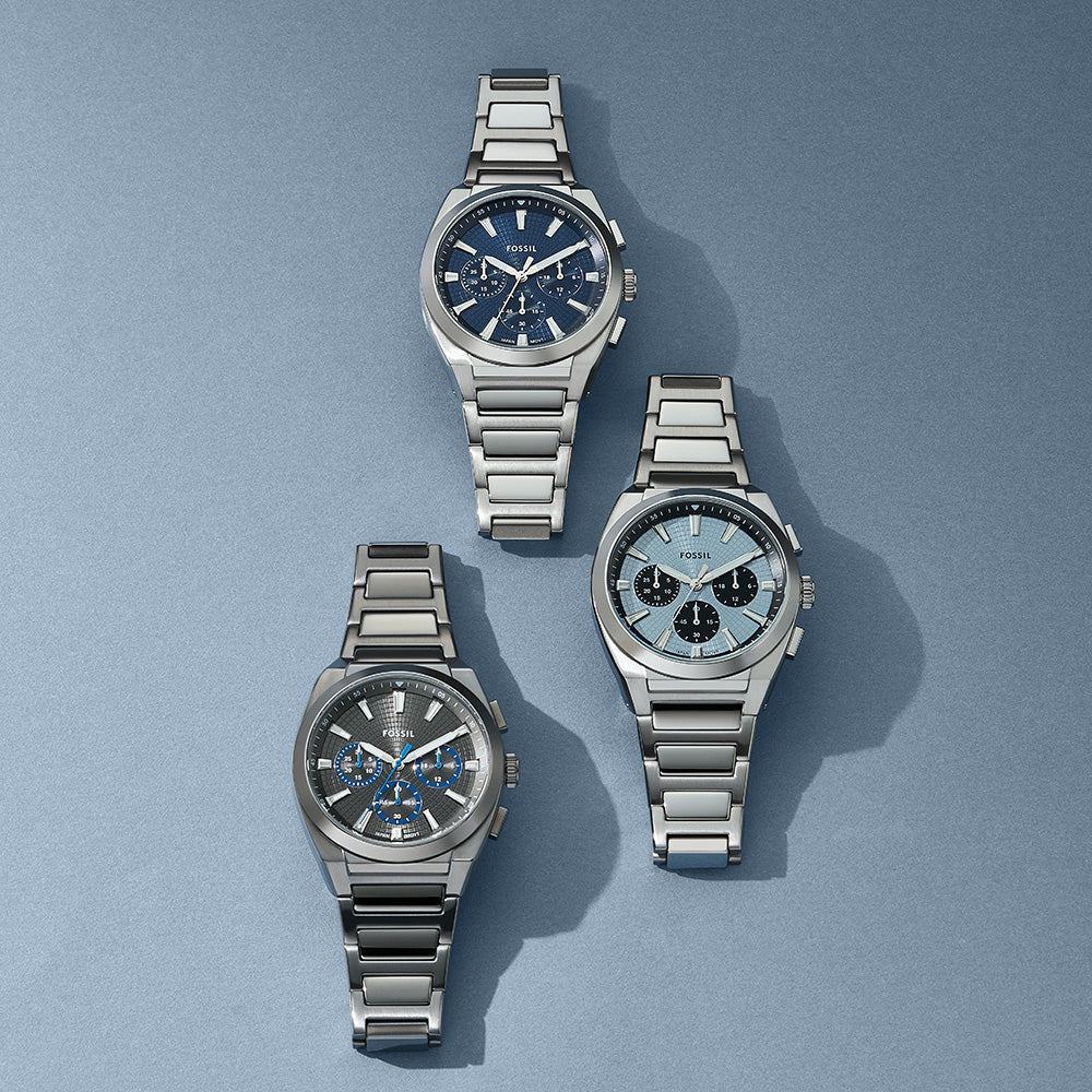 Fossil Everett FS6104 Men's Chronograph Watch with Stylish Design