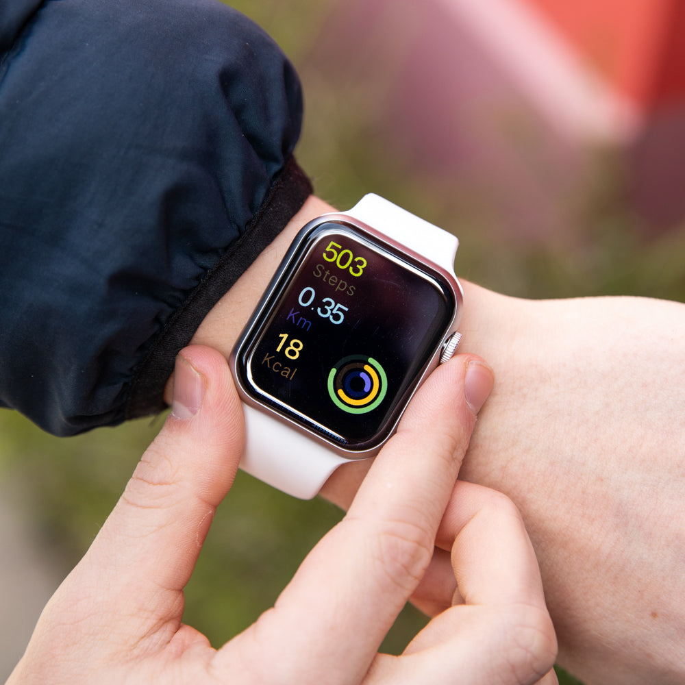 White Active Professional Pro Call Plus II Smart Watch for Enhanced Connectivity and Fitness Tracking