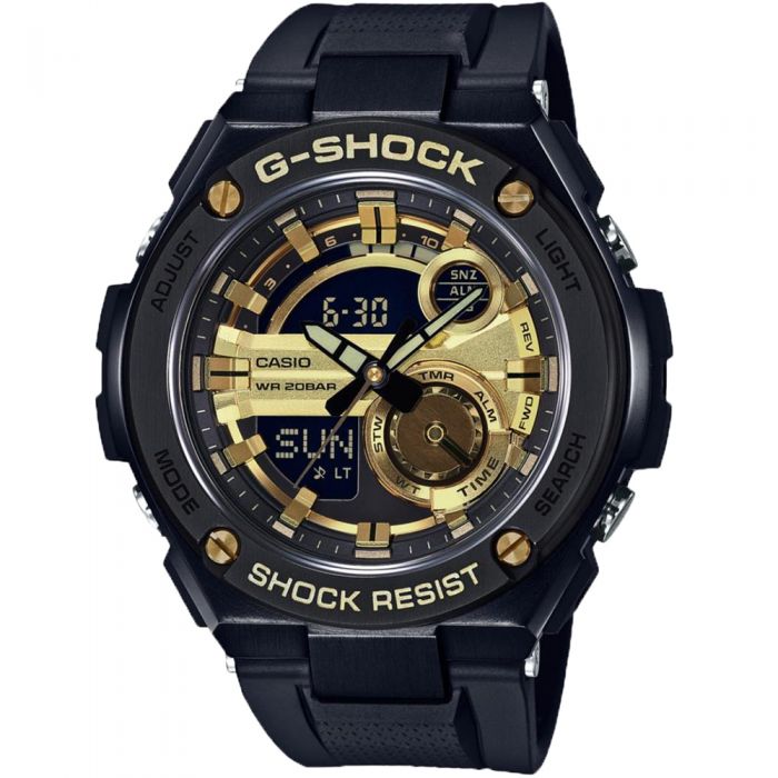 Stylish G-Shock G-Steel GST210B-1A9 Men's World Time Watch