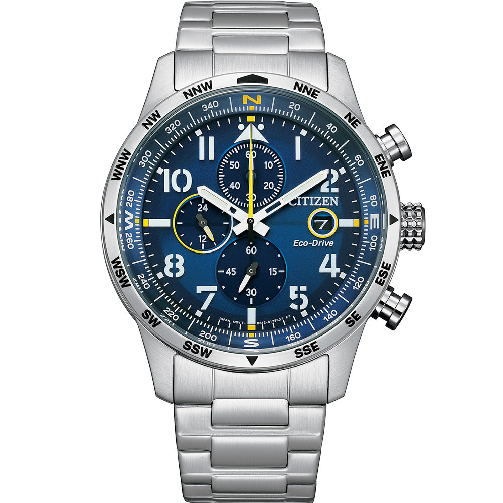 Citizen's Stylish Eco-Drive CA0790-83L Stainless Steel Chronograph Watch