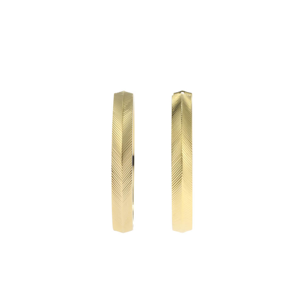 Fossil Harlow Style Yellow Gold - Coated Stainless Steel Earrings for Fashion Accessory