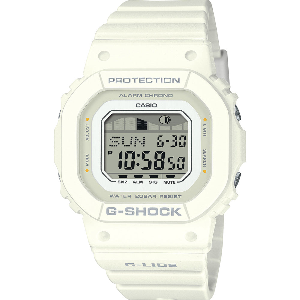 G-Shock G-Lide GLXS5600 -7B: Compact Surfer's Watch with Nature-Inspired Design