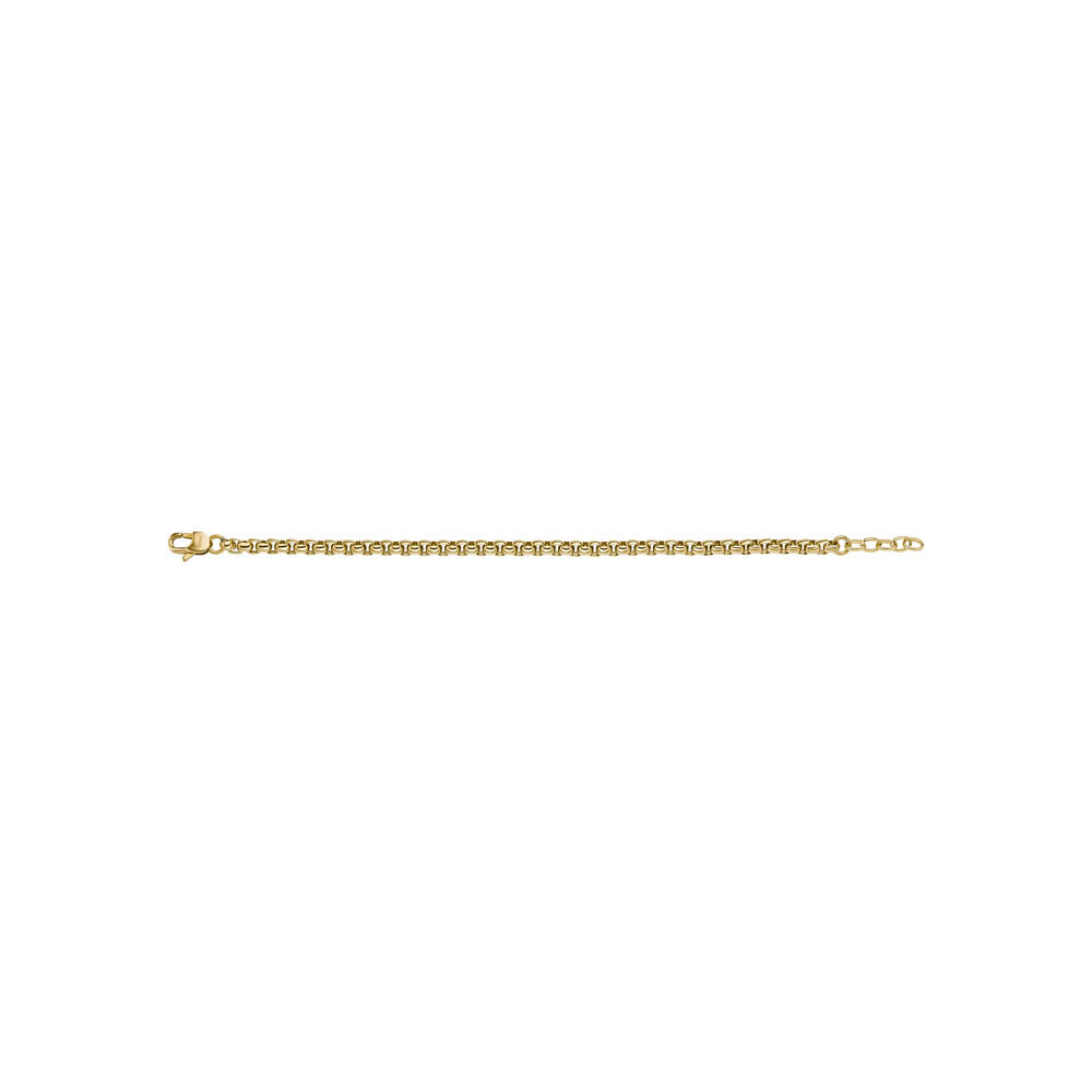 Fossil 20+2cm Yellow Gold Plated Stainless Steel Jewelry Bracelet