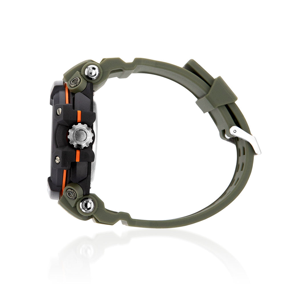 High - Performance Active Pro 1702 Digital Sports Watch in Army Green Color