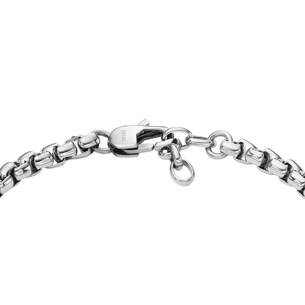 Fossil Branded Stainless Steel Fashion Jewelry Adjustable 20+2cm Bracelet