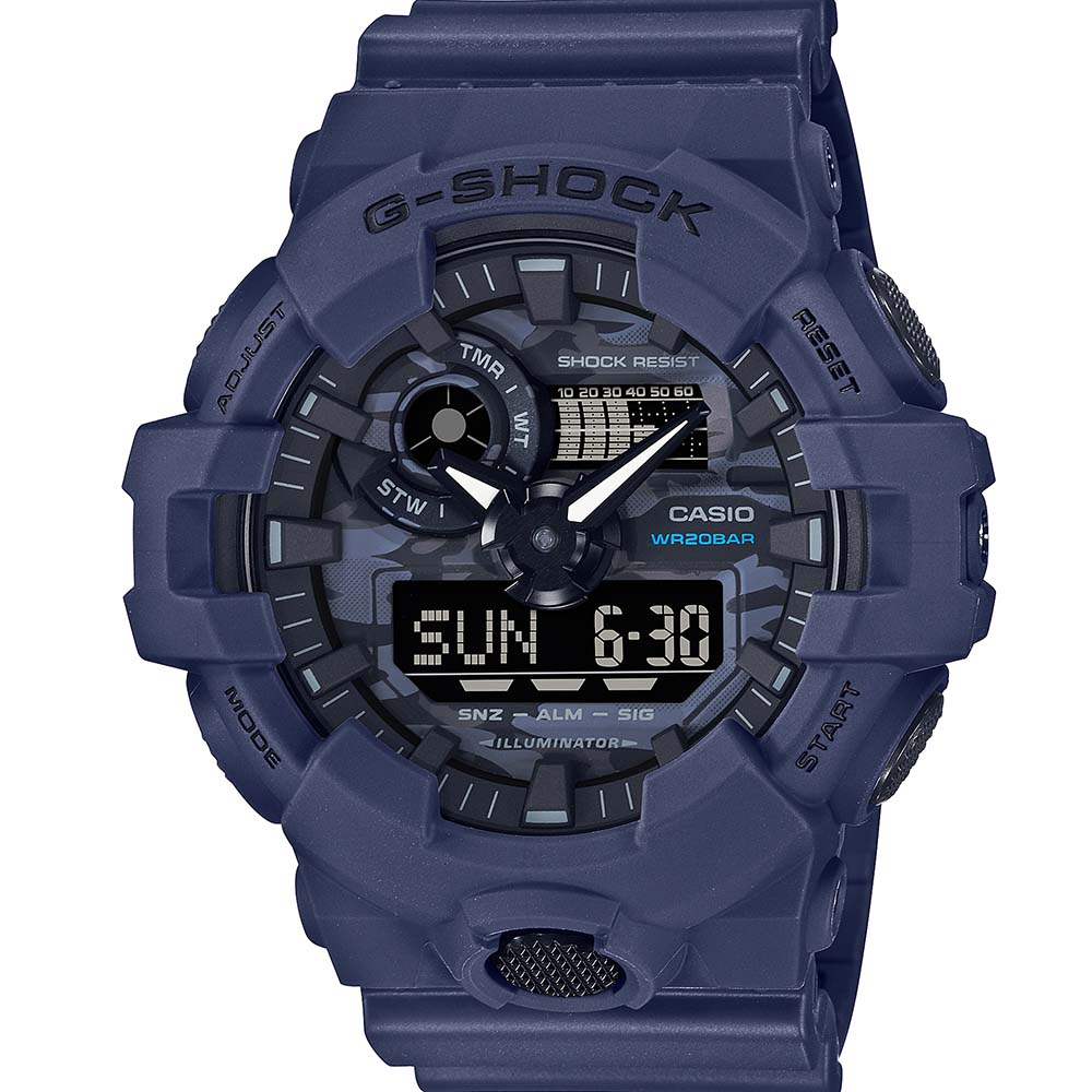 G-Shock GA700CA-2A Military Camo Dial Men's Wristwatch