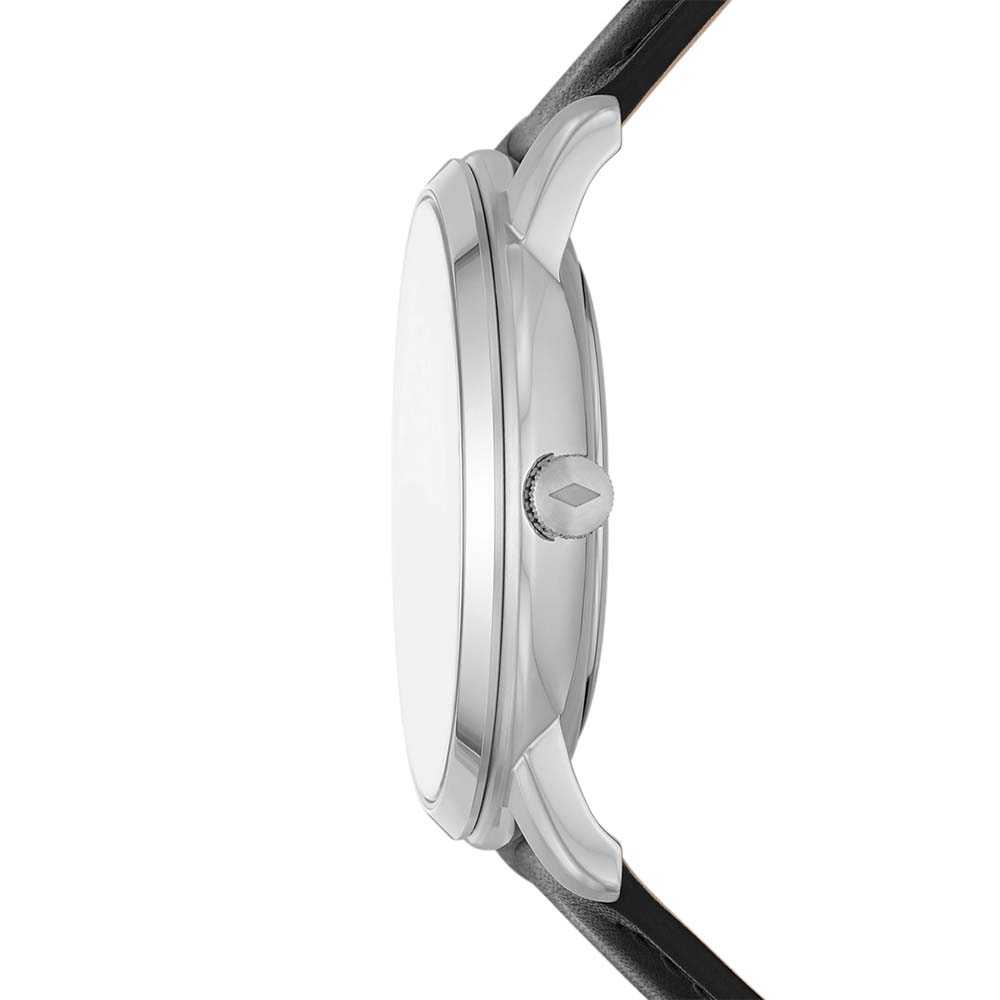 Fossil Neutra Minimalist Men's Black Leather Watch Model FS5904