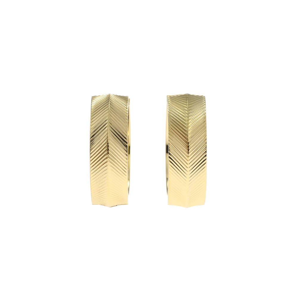 Fossil Harlow Earrings in Yellow Gold-Plated Stainless Steel