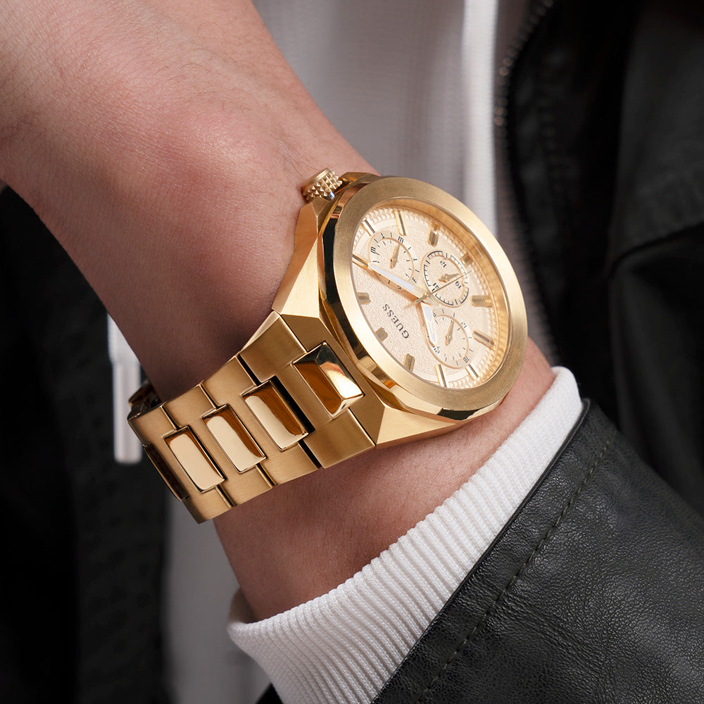 Guess GW0798G2 All-Gold Multi-Function Dashboard Watch