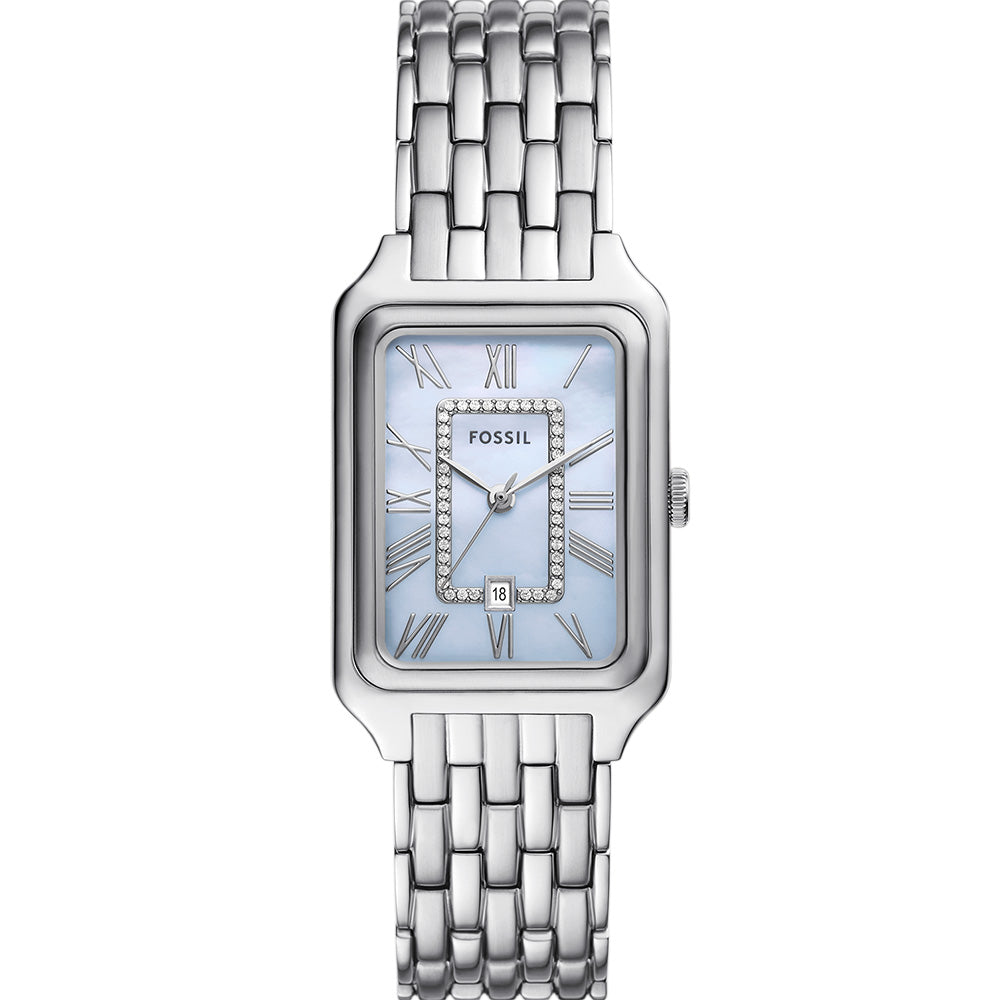 Fossil Raquel ES5402 Women's Quartz Watch with Stainless Steel Case and Bracelet