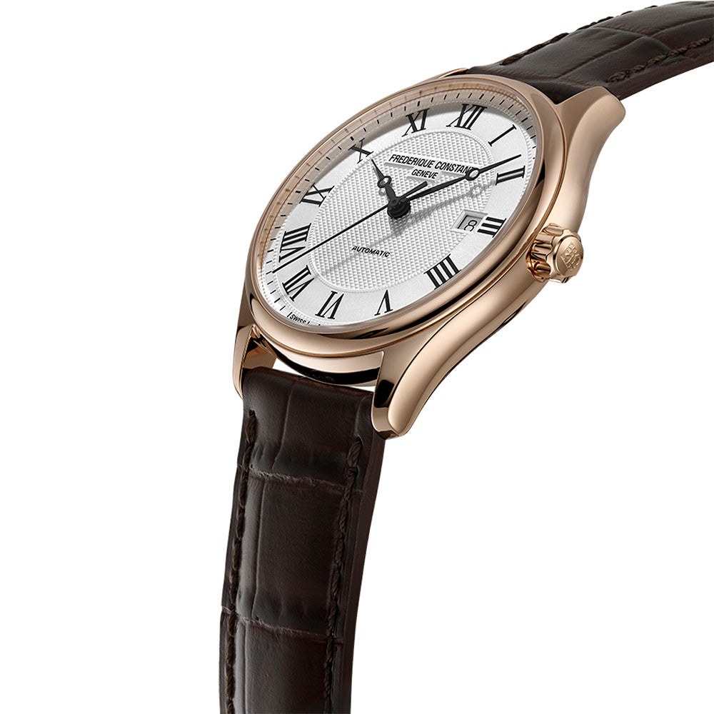 Frederique Constant 40mm Rose Gold Tone FC303MC5B4 Automatic Watch