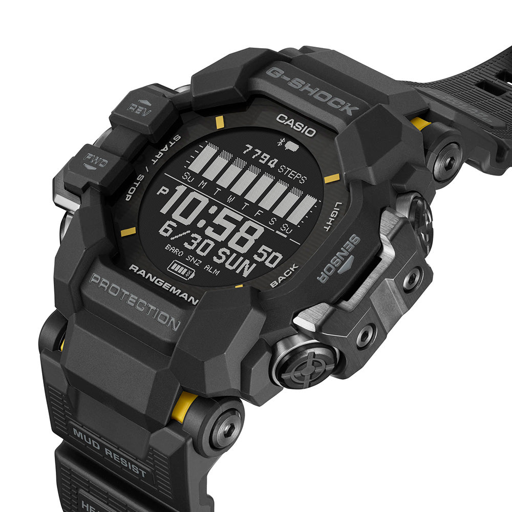 G-Shock GPRH1000-1D Black GPS Rangeman Tough Survival Watch