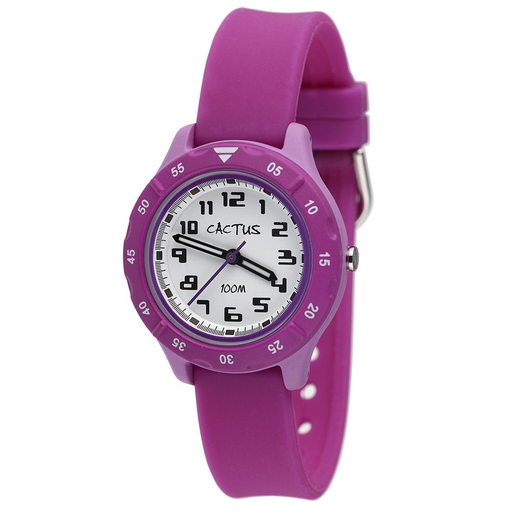 Urban Purple Cactus Watch CAC146M09 with Matching Purple Silicone Strap