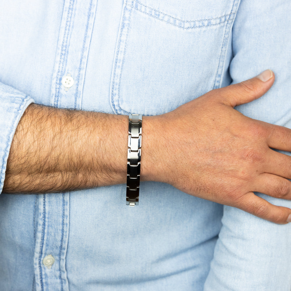 Exquisite Forte Stainless - Steel Fashionable 20.3cm Wrist Bracelet