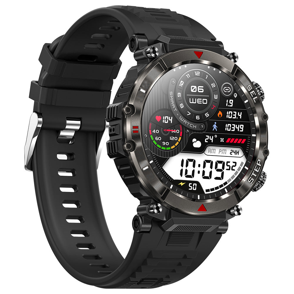 Active Pro Call+ XL Connect High - Tech Smart Watch with Three Different - Colored Band Options in Stylish Black