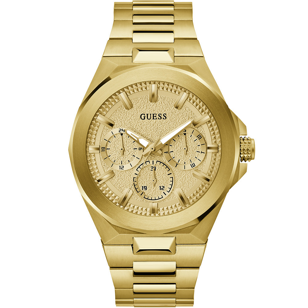 Guess GW0798G2 All-Gold Multi-Function Dashboard Watch