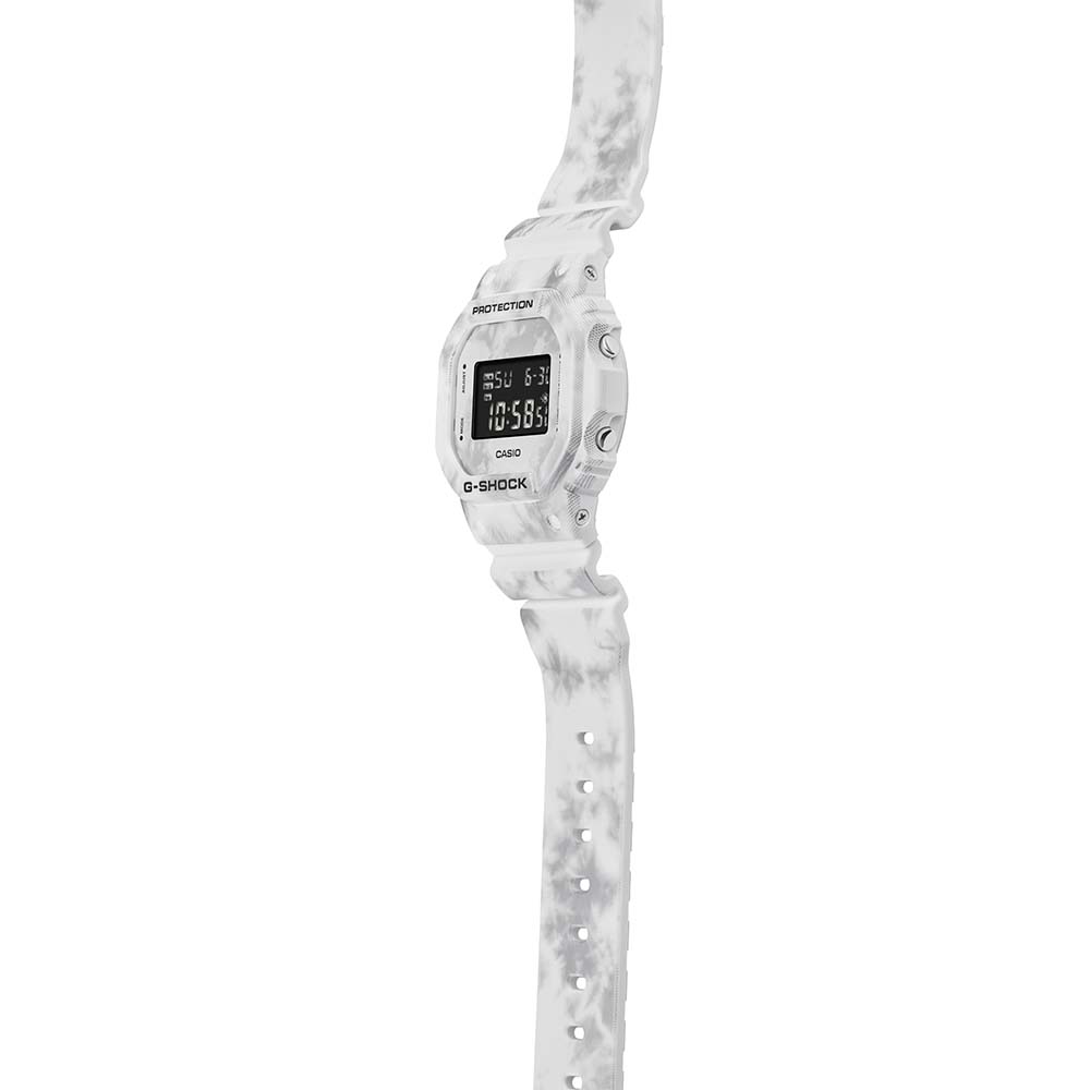 G-Shock DW5600GC-7D Men's Digital Watch with Grunge Snow Camouflage Design