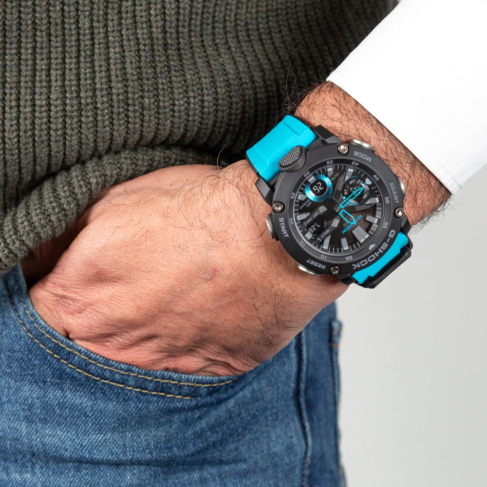 G-Shock GA2000-1A2 Carbon Core Guard Durable and Functional Men's Watch