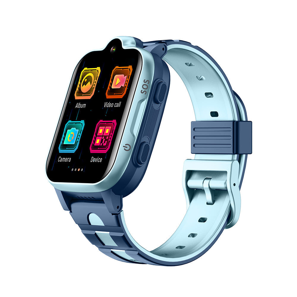 Cactus Kidocall 4G CAC-141-M03 Blue GPS Tracking Smart Phone Watch with 2.5D Screen