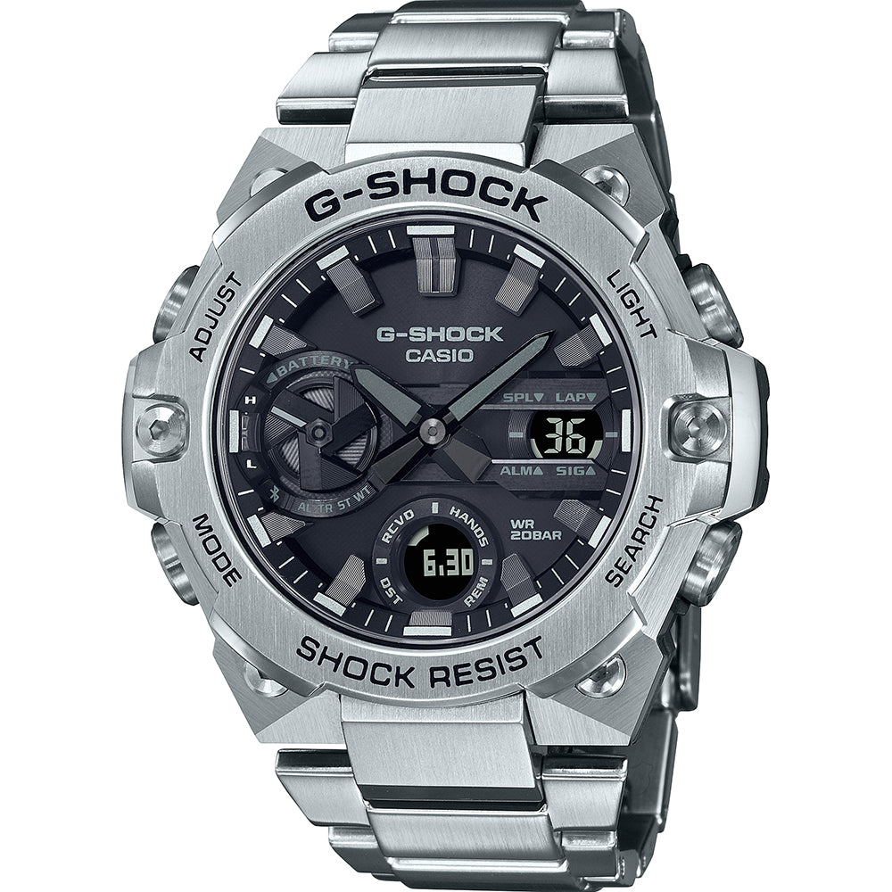 G-Shock G-Steel GSTB400D-1: Slim Design with Bluetooth and Solar