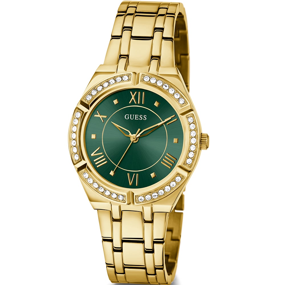 Guess Women's Cosmo Gold-Tone Stainless Steel Analogue Watch GW0033L8