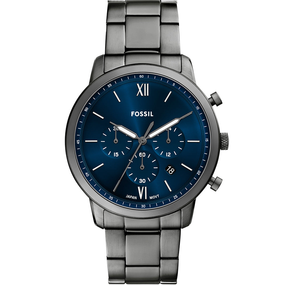 Fossil Neutra FS6111 Stainless Steel Chronograph Watch with Date Display