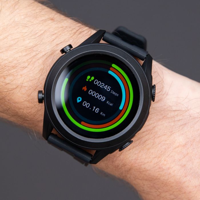 Advanced Active Pro Smart Watch with Integrated Bluetooth Earbuds