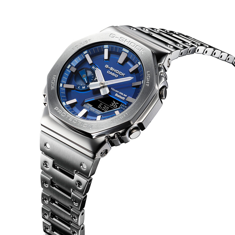 G-Shock GMB2100AD-2AD Full Metal Bluetooth Men's Wristwatch with Colorful Accent