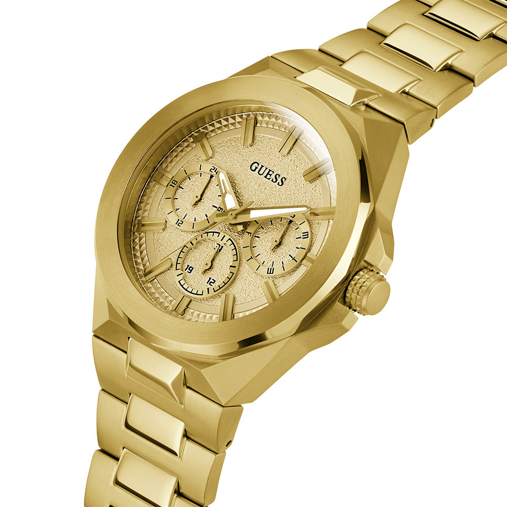 Guess GW0798G2 All-Gold Multi-Function Dashboard Watch