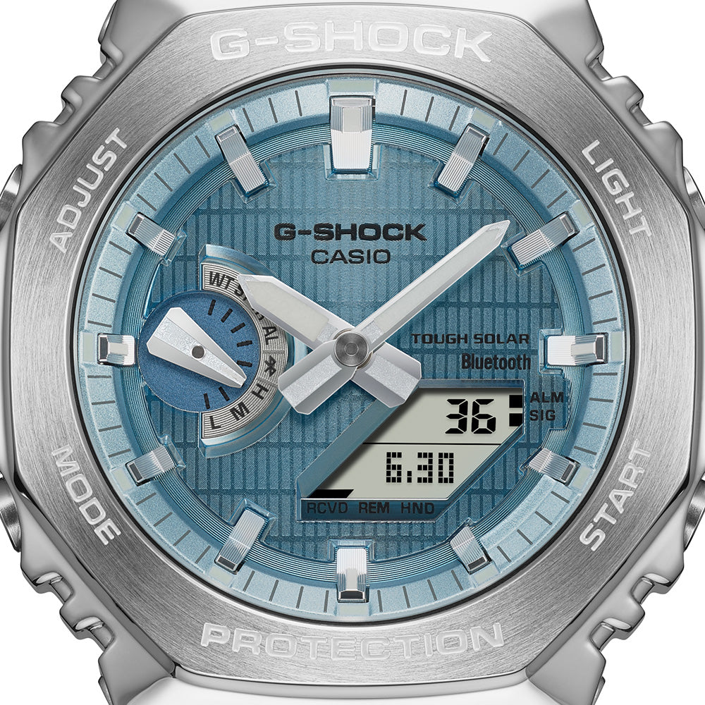 G-Shock GBM2100A-1A2 Bluetooth 'CasiOak' with Metal Cover