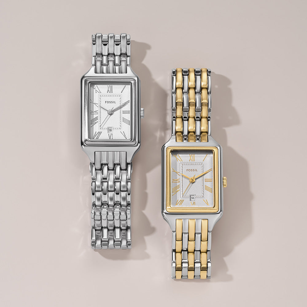 Fossil Raquel ES5221 Quartz Women's Watch with 23mm Stainless Steel Case