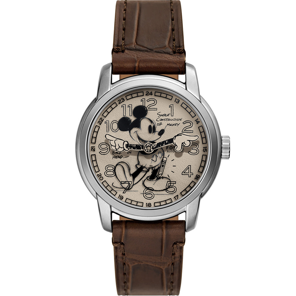 Fossil LE1185 Unisex Automatic Watch for Disney's 100th Anniversary