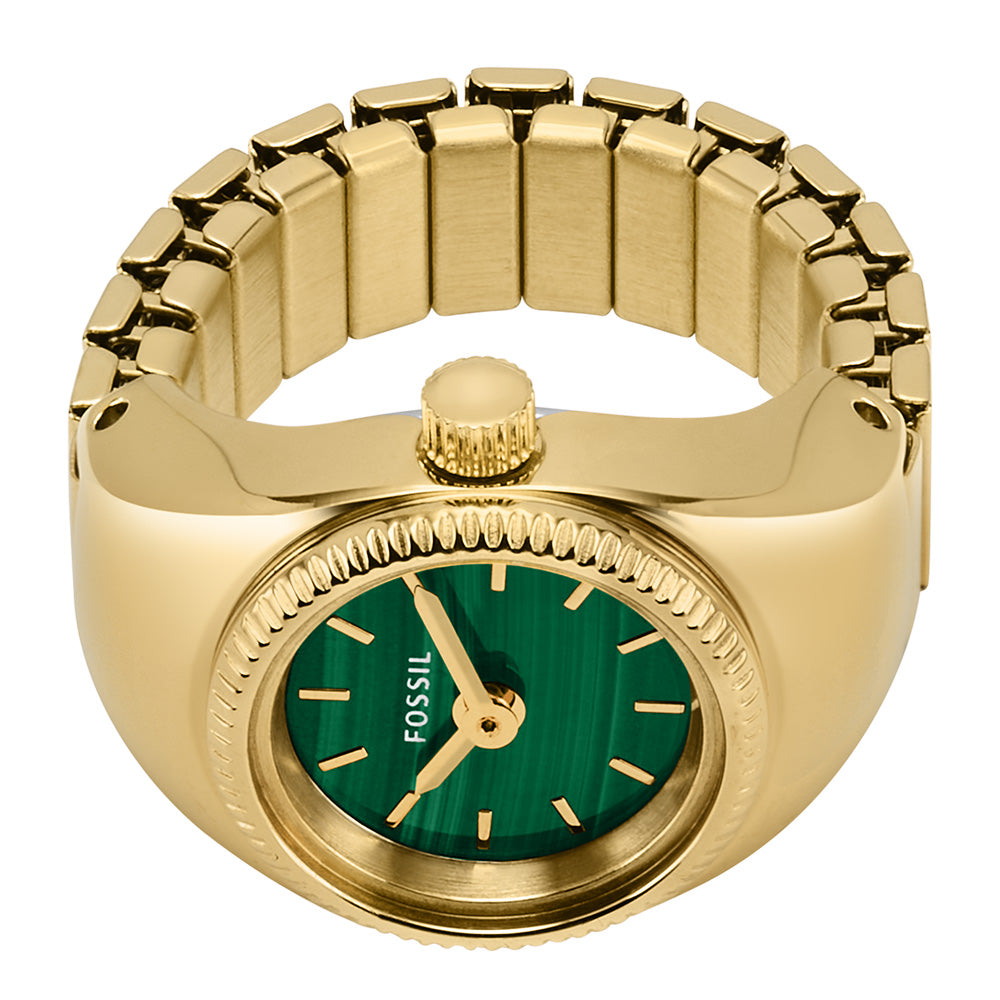 Fossil ES5308 Quartz Stainless Steel Watch Ring with 15mm Case
