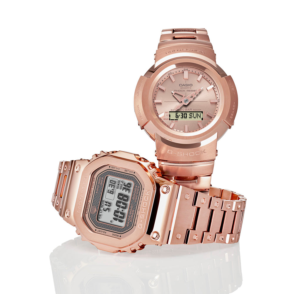 G-Shock Full Metal AWM500GD-4A Rose Gold Ingot Stylish Watch Collection